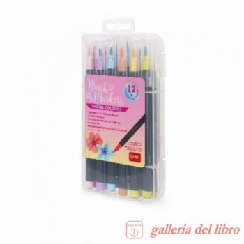 BRUSH MARKERS - PASTEL COLOURS