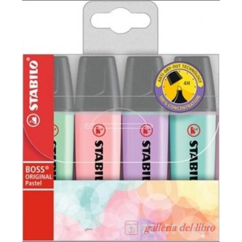 ASTUCCIO 4 STABILO BOSS PASTEL