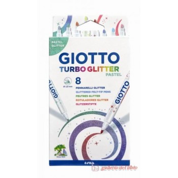 TURBO GLITTER PASTEL 8 COLORI